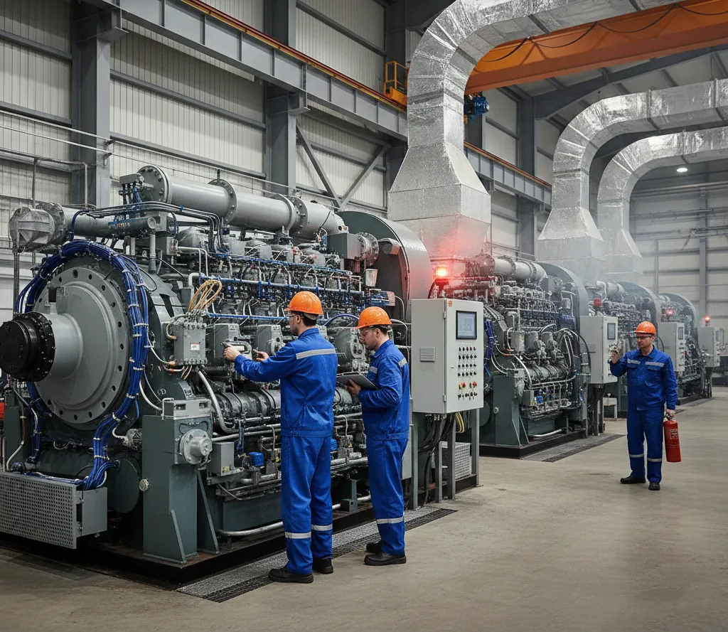 Сервис и ремонт газопоршневой установки